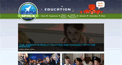 Desktop Screenshot of education.spacecentre.co.uk