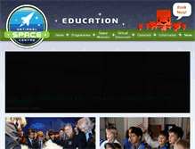 Tablet Screenshot of education.spacecentre.co.uk